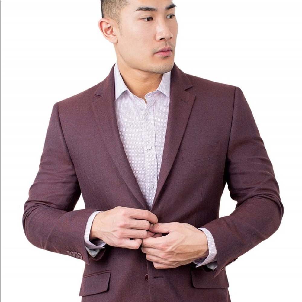 (NWT) Blazer, 44R Wine Color - Bachrach